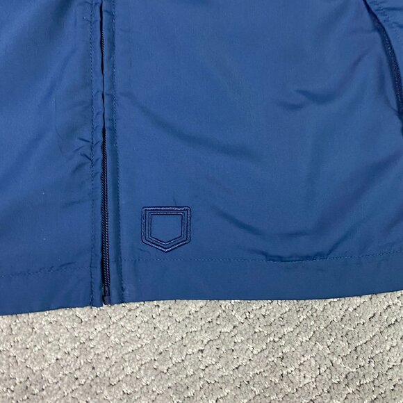 SCOTTeVEST Pack Windbreaker Jacket Men's XL Blue Travel TEC 13 Pockets Hooded - Picture 3 of 14